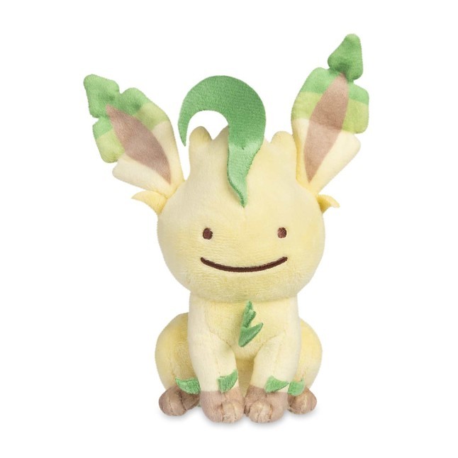 Ditto As Leafeon Plush - 7 ½ In.