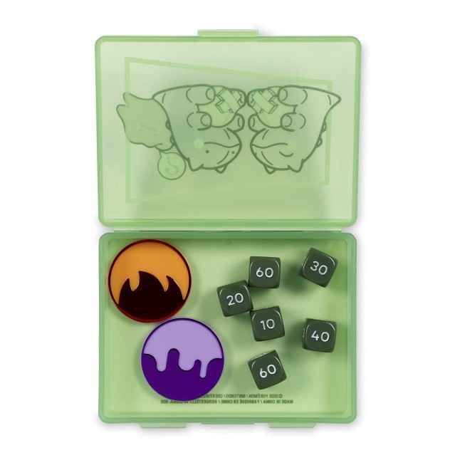 Pokémon TCG: Substitute Damage-Counter Dice & Condition Markers Set