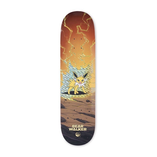Pokémon Center × Bear Walker: Jolteon Skateboard Deck