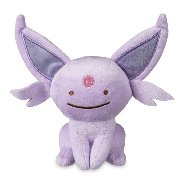 Ditto As Espeon Plush - 7 In.