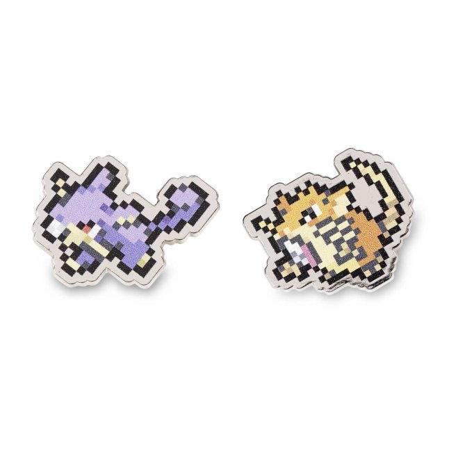 Rattata & Raticate Pokémon Pixel Pins (2-Pack)
