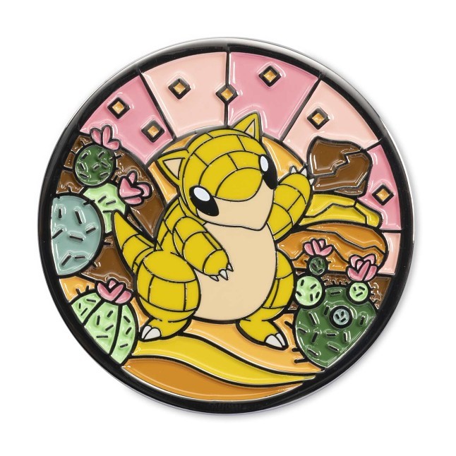 Sandshrew Pokémon Monthly Pins: Habitat Pin (6 of 12)
