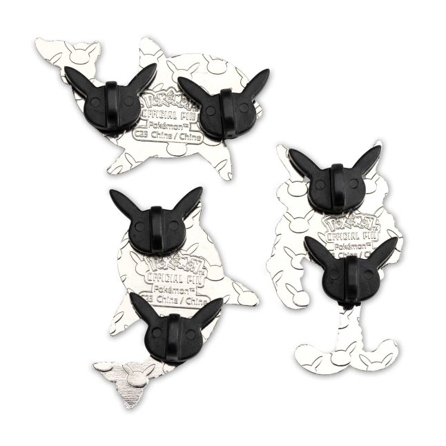 Three-Pin Set: Finizen, Palafin & Palafin (Hero Form) Pokémon Pins