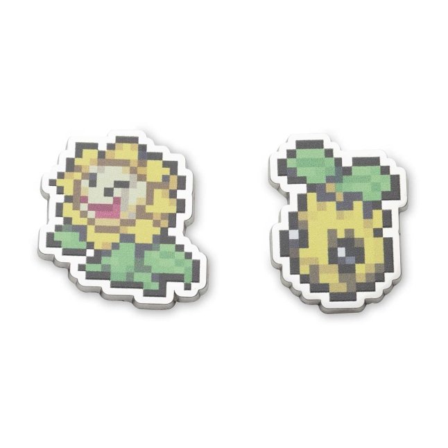 Sunkern & Sunflora Pokémon Pixel Pins (2-Pack)